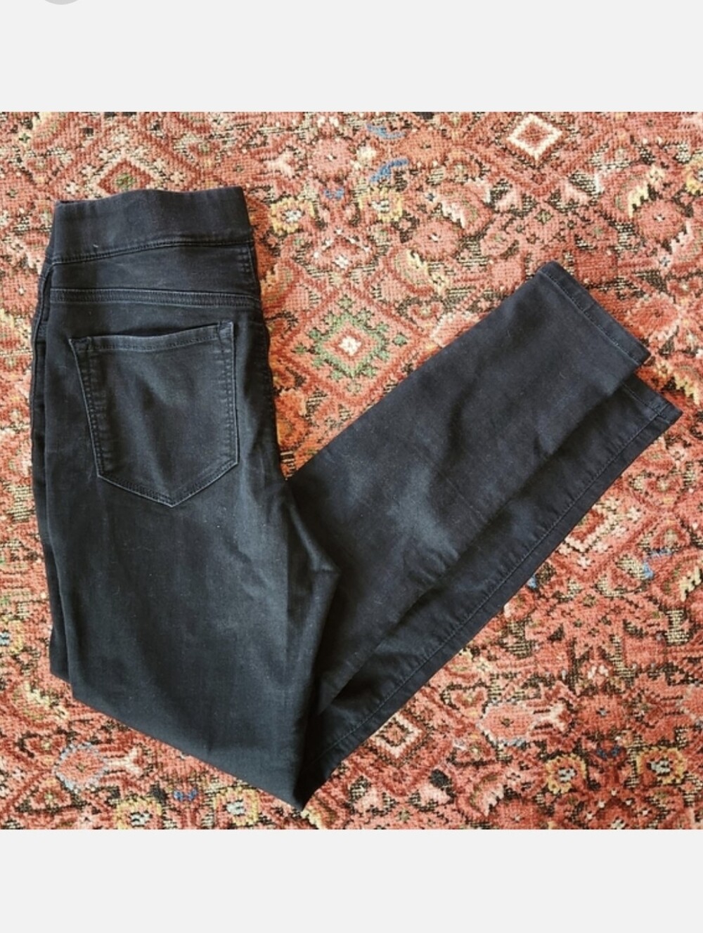 Nine West Black pull on Skinny Jeans sz 6